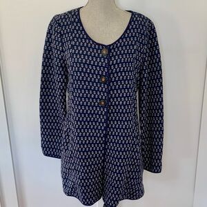 Nomads mid thigh, cotton jacket with floral print